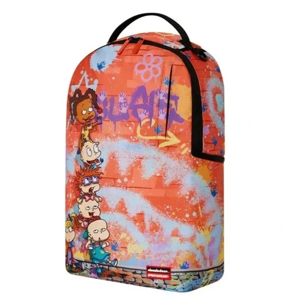 Sprayground Rugrats Paint Situation Dlxr Bag Unisex Graphic Print Backpack SPR11